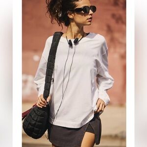 FP Movement by Free People White Long Sleeve Lightweight Tee
